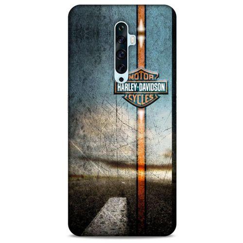 Oppo Reno 2z Uyumlu Kılıf Motorsiklet (45) Liquid Air Kılıf Harley