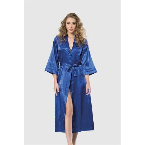 Saks Uzun Saten Sabahlık