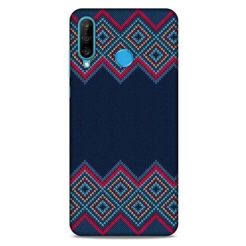 Kazak (37) Desenli Silikon Kapak Huawei P30 Lite Kılıf