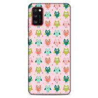 Lopard Samsung Galaxy A41 Uyumlu Kılıf Baykuşlar (44) Tough Armor Kılıf