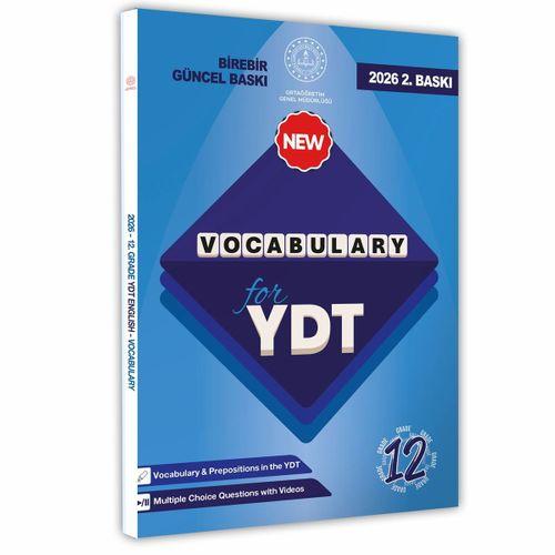 2026 YDT MEBİ İngilizce 12 Sınıf Vocabulary Kelime Bilgisi Soru Bankası Kitabı Çözümlü BASKI ÜCRETİ