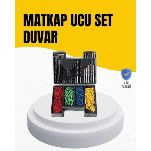 Delme Uç Seti 24 Parça Kutulu Matkap Ucu Ahşap Metal Beton İçin