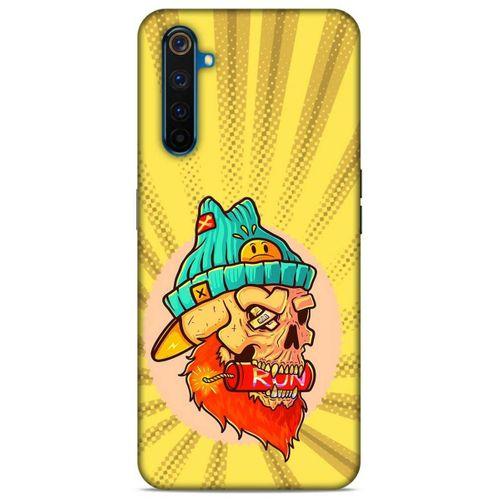 Lopard Oppo Realme 6 Uyumlu Kılıf Tattoo's (32) Soft Silikon Kılıf Run