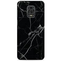 Mermer Desenli (17) Tema Tasarım Kılıf Siyah Xiaomi Redmi Note 9 Pro Kılıf
