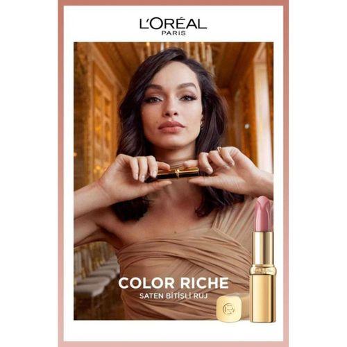 L'Oreal Paris Color Riche Saten Bitişli Ruj - 550 Nude Unapologetic