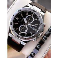 Daniel Klein Erkek Kol Saati 30 Metre Suya Dayanıklı Deri Kayış Kordon + Bileklik Hediyeli VS.BLKT.0676