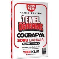 2025 KPSS Genel Kültür Coğrafya Temel Öğrenme Tamamı Çözümlü Soru Bankası Yediiklim Yayınları