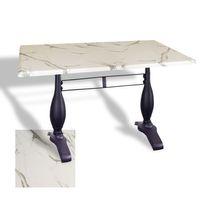 Dockers Çipa 3011 Döküm Ayak Masa 80x140 cm - (Werzalit, Wermodin ve Allzalit Tabla) - Afyon Mermer