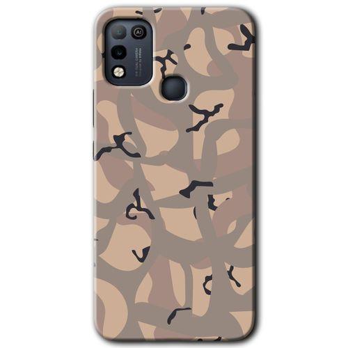 İnfinix Hot 10 Play Kılıf HD Desen Baskılı Arka Kapak - Kamuflaj 6