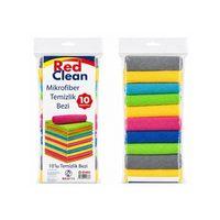 Red Clean 10'li Mikrofiber Temizlik Bezi