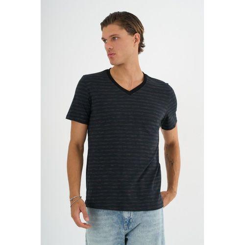 ALEXANDERGARDI V Yaka Çizgili T-shirt