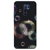 Y.Liva-2021 Özel Seri Siyah Soyut-120 Xiaomi Redmi 9 Kılıf Silikon Kapak