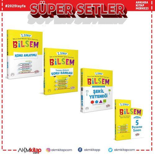 Editör Yayınları 2.Sınıf Konu Soru Deneme ve Şekil Yeteneği Seti 4 Kitap
