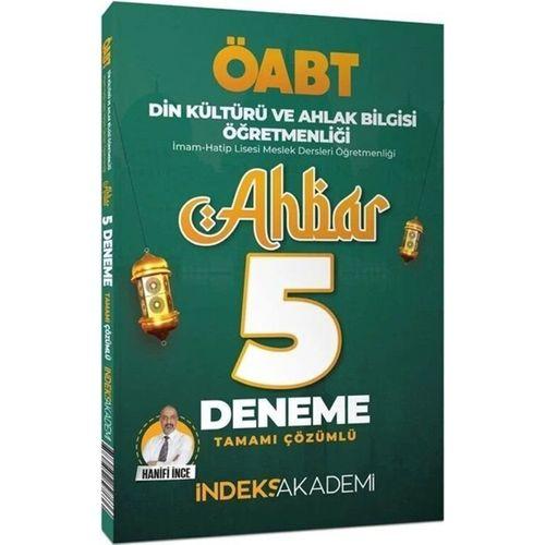 ÖABT Din Kültürü ve Ahlak Bilgisi Ahbar 5 Deneme Çözümlü İndeks Akademi