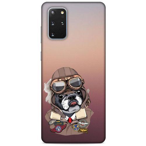 Animax Pilot Bulldog Samsung Galaxy S20 Plus Kılıf Desenli Silikon