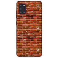 Samsung Galaxy A31 Kılıf Baskılı Özel Seri Taşlı (4) Koruma Kılıfı