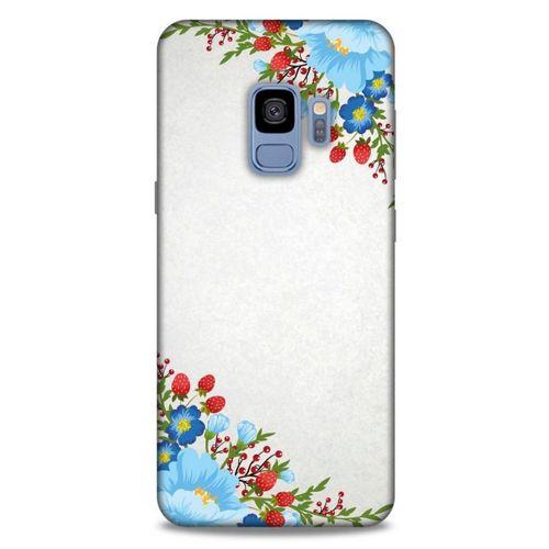 Lopard Samsung Galaxy S9 Uyumlu Kılıf Bahar (18) Telefon Kılıfları Mavi Kırmızı