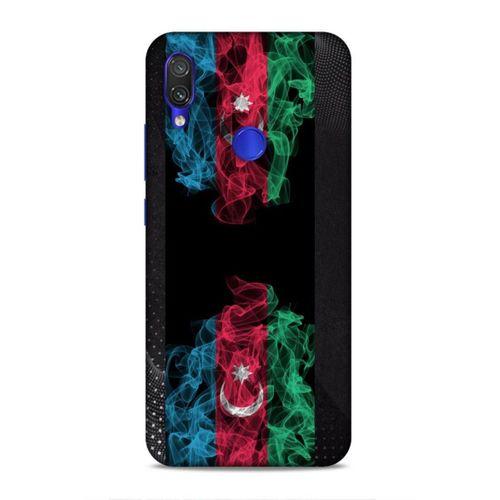 Xiaomi Redmi Note 7 Pro Uyumlu Kılıf Azarbaijan (5) Koruma Kabı Azeri Bayrak İllustre