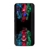 Xiaomi Redmi Note 7 Pro Uyumlu Kılıf Azarbaijan (5) Koruma Kabı Azeri Bayrak İllustre
