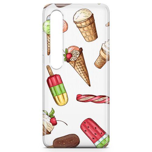 Xiaomi Mi 10 Pro Kılıf Dondurma Tutkusu Arka Kapak Koruma Desenli Full Koruyucu