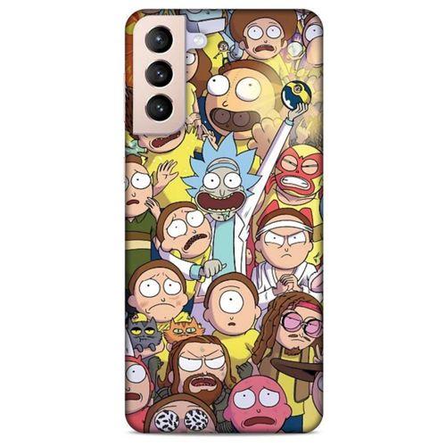Samsung Galaxy S21 Plus Uyumlu Kılıf Rick And Morty (34) Slim Armor Kılıf Manager Morty