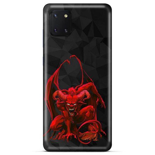Lopard Huawei Y5P Uyumlu Kılıf Tattoo's (17) Tasarım Kılıf Red Dragon