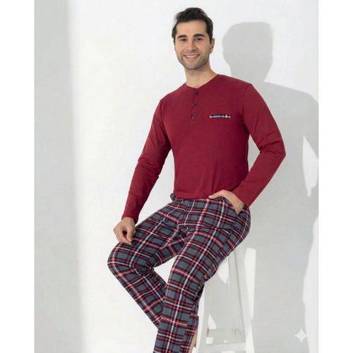 Boyraz 0406 Erkek Uzun Kol Pijama Takımı