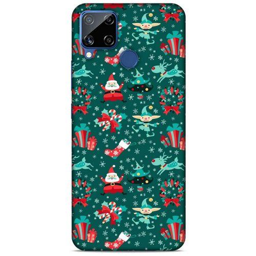 Yılbaşı Süsleri 41 Oppo Realme C15 Kılıf Silikon Kapak