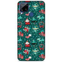Yılbaşı Süsleri 41 Oppo Realme C15 Kılıf Silikon Kapak