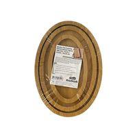 Bambu Oval 3'li Sunum Tepsisi