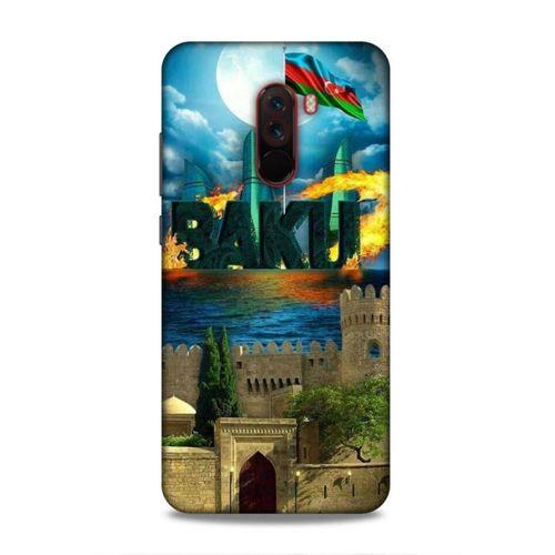 Xiaomi Pocophone F1 Uyumlu Kılıf Azarbaijan (50) Shockproof Kılıf Bakü Simgeler