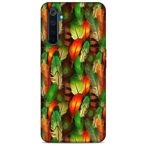 Oppo Realme 6 Pro Kılıf Desenli Özel Seri Tüyler (1) Kılıfı