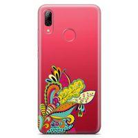 Huawei Y7 Prime 2019 Kılıf Hint Süsleri Arka Kapak Koruma Desenli Full Koruyucu