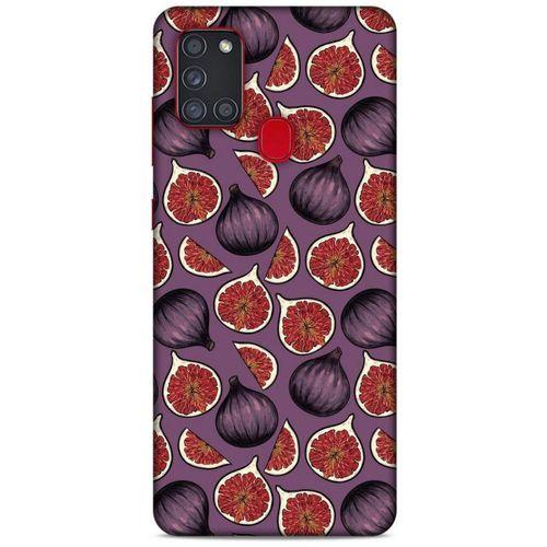 Frutix İncir 02 Samsung Galaxy A21s Kılıf Desenli Silikon