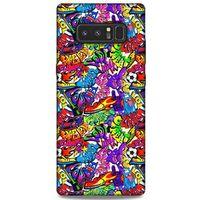 Graffitix (25) Desenli Silikon Kapak Samsung Galaxy Note 8 Kılıf