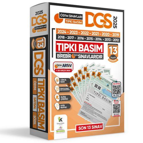 2025 DGS Sayısal Sözel ÖSYM Çıkmış Soru Tıpkı Basım 13lü Deneme Türkiye Geneli Dijital Çözümlü