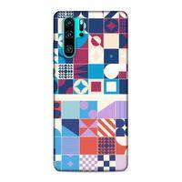 Huawei P30 Pro Uyumlu Kılıf Insomnia (5) Koruma Kabı Lacivert Kırmızı
