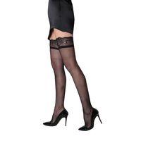 Daymod Rete File Silikonlu Dantelli Jartiyer Çorap