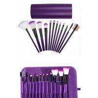 12 Parça Makyaj Fırçası Yumuşak Kıllı Profesyonel Fırça Seti Yüksek Kaliteli Pürüzsüz