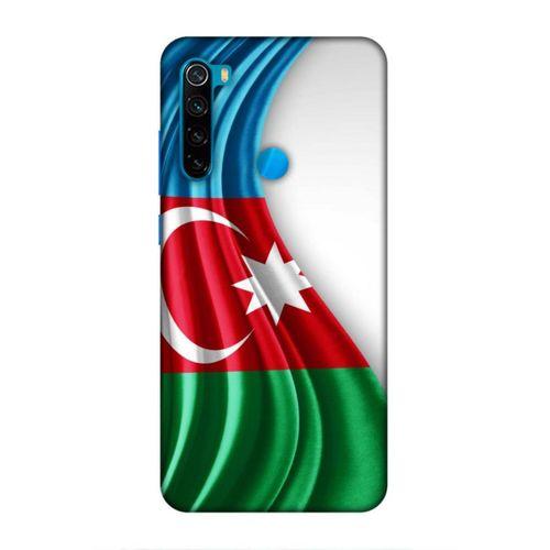 Xiaomi Redmi Note 8 Uyumlu Kılıf Azarbaijan (21) Koruyucu Kapak Bayrak