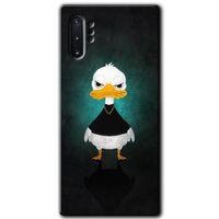 Galaxy Note 10 Plus Kılıf HD Desen Baskılı Arka Kapak - Angry Duck + Kırılmaz Cam