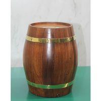 Pirinç Detaylı Fıçı Kumbara Model 3