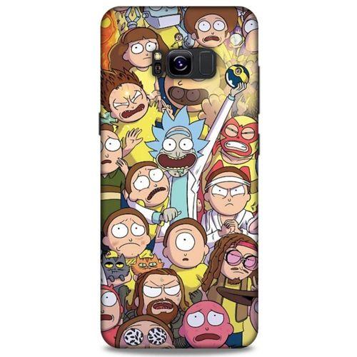Samsung Galaxy S8 Plus Uyumlu Kılıf Rick And Morty (34) Slim Armor Kılıf Manager Morty