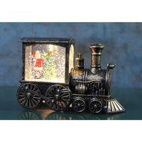 Trenli Yılbaşı Işıklı Kar Küresi