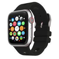 Apple Watch 7 41mm Delikli Tasarım Zore KRD-147 Silikon Kordon