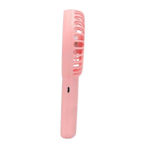 Mini Fan,Telefon Tutucu,Portatif El Vantilatörü Pembe  9,3X19Cm Usb Şarjlı El Fanı