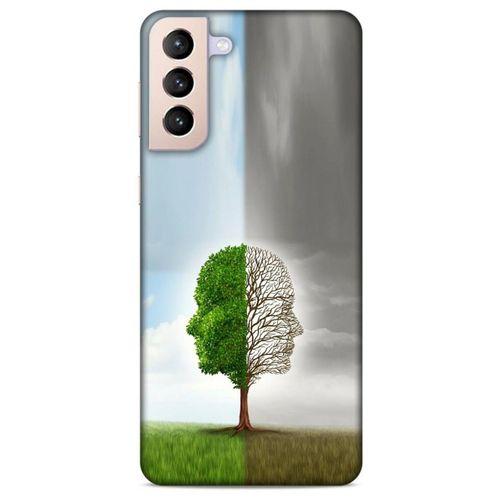 Lopard Samsung Galaxy S21 Plus Uyumlu Kılıf Depresyon (35) Fit Design Kılıf