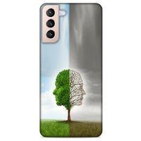 Lopard Samsung Galaxy S21 Plus Uyumlu Kılıf Depresyon (35) Fit Design Kılıf