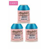 3 Adet Altınbaşak Oya ve Dantel İpi 20 gr - Royaleks - No: 696