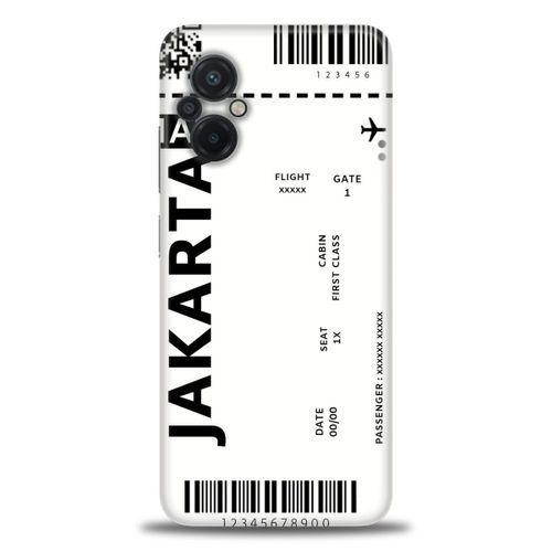 Xiaomi Poco M5 Kılıf HD Baskılı Kılıf - Jakarta + Tam Ekran Koruyucu